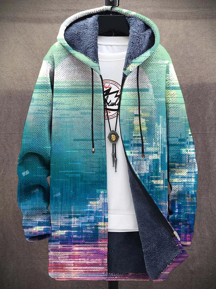 Bettina Watercolor Art Coat – front
