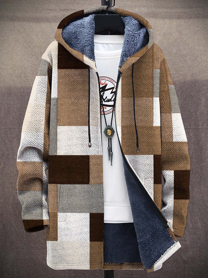 Magnolia Patchwork Art Coat – front