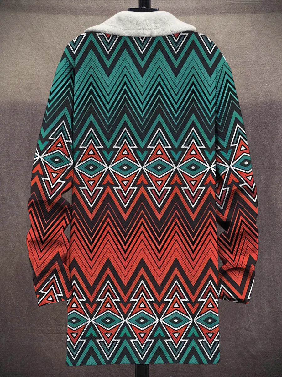 Ardith Aztec Art Coat – back