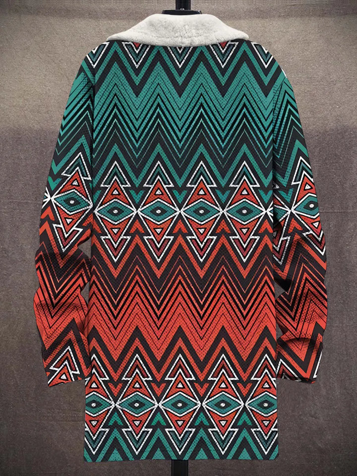 Ardith Aztec Art Coat – back