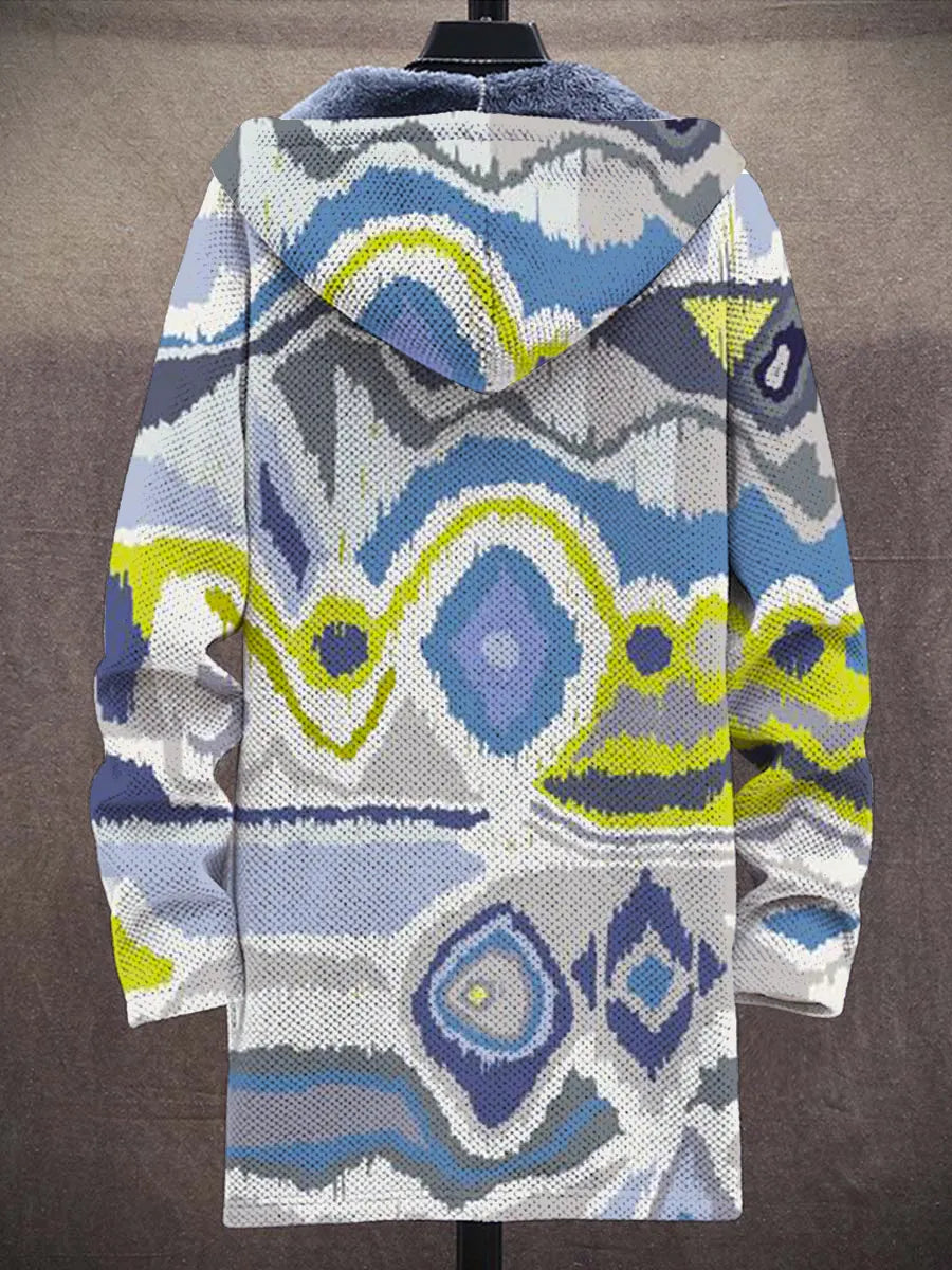 Lilou Ikat Art Coat – back