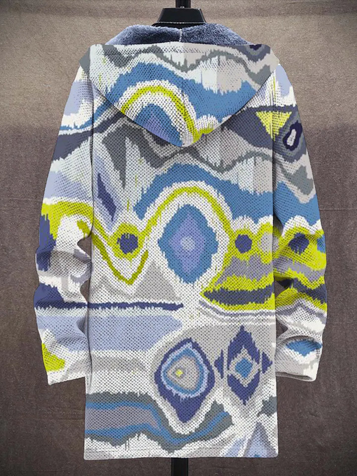 Lilou Ikat Art Coat – back