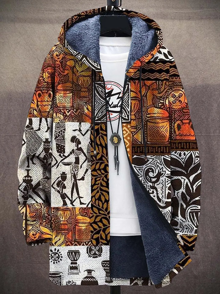 Susannah Tribal Art Coat – front