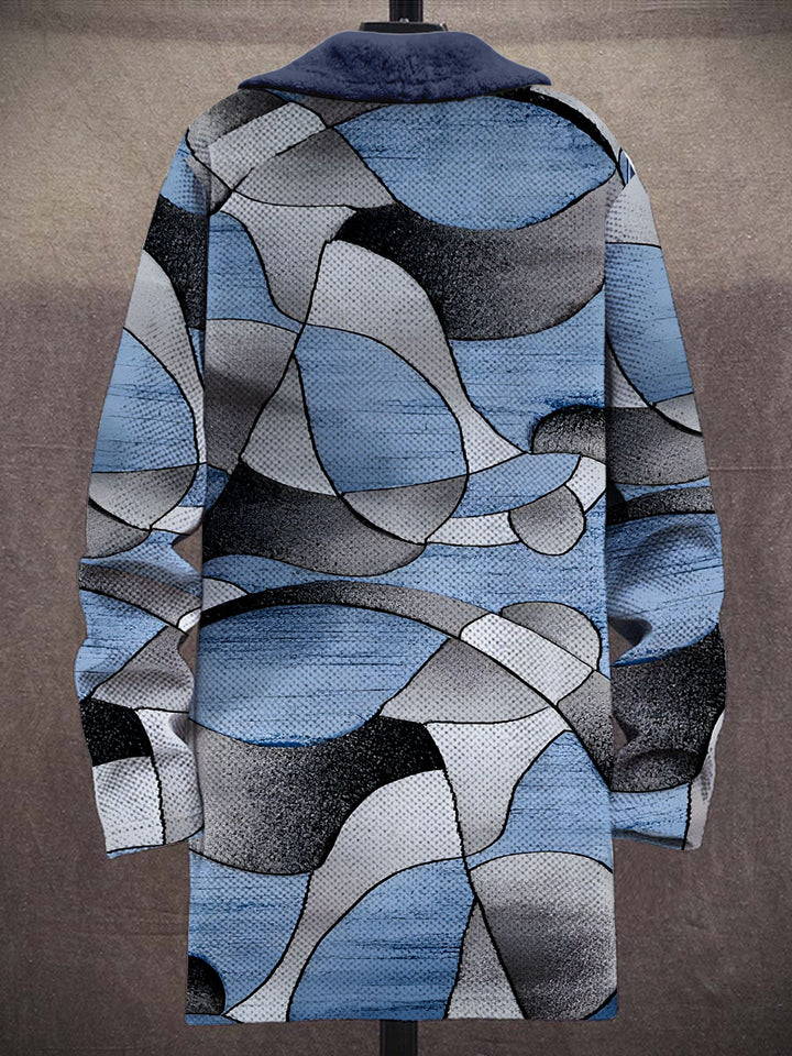 Lorelei Abstract Art Coat – back