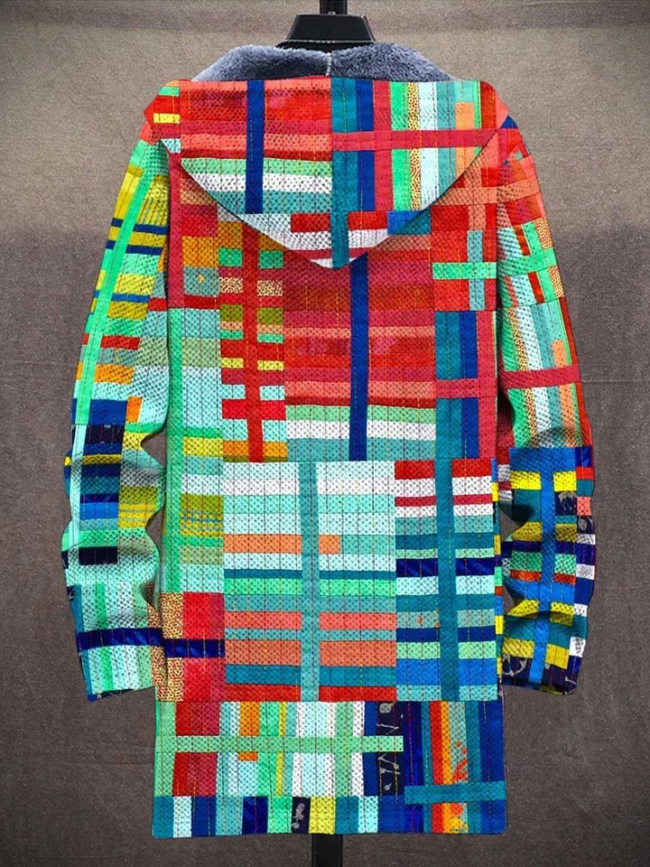 Nathalie Mosaic Art Coat – back