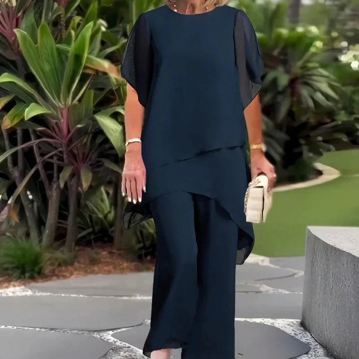 Beverly Elegant Asymmetrical Two Piece Set