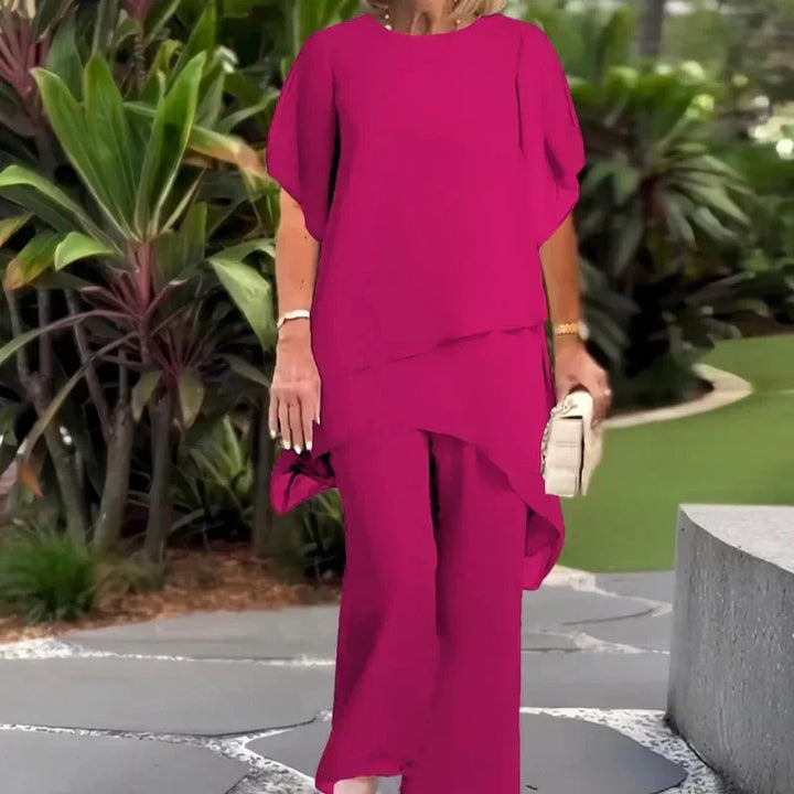 Beverly Elegant Asymmetrical Two Piece Set
