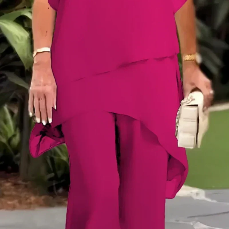 Beverly Elegant Asymmetrical Two Piece Set