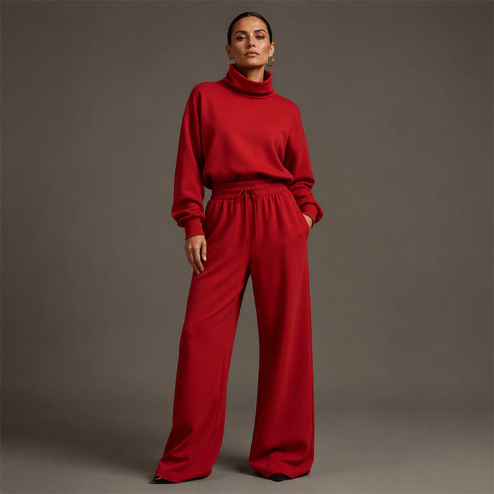 Elena | Minimalist Turtleneck Lounge Set