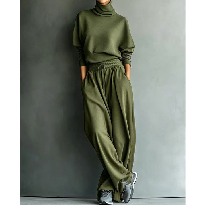 Elena | Minimalist Turtleneck Lounge Set