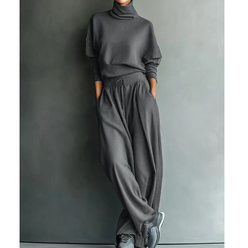 Elena | Minimalist Turtleneck Lounge Set