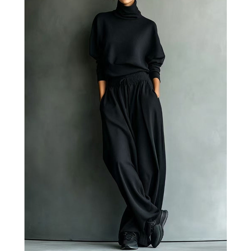 Elena | Minimalist Turtleneck Lounge Set