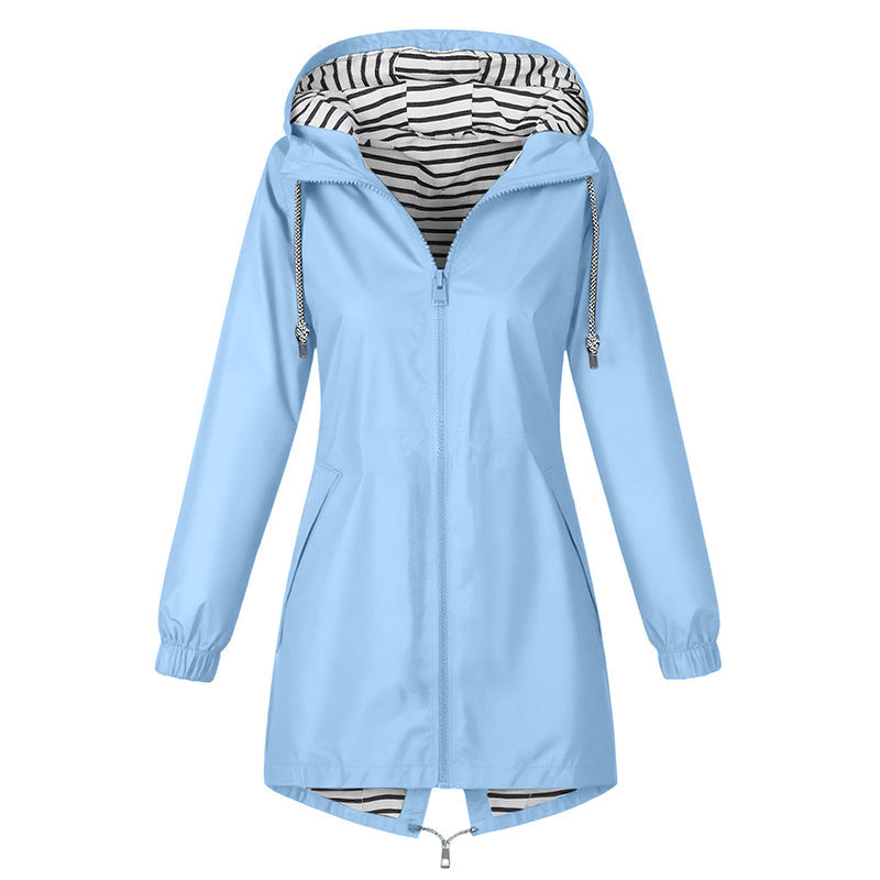 Clara | Hooded Water-Resistant Outdoor Jacket
