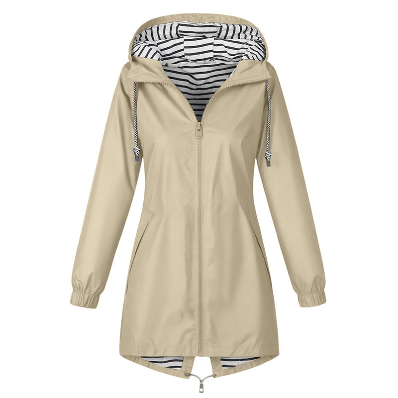 Clara | Hooded Water-Resistant Outdoor Jacket