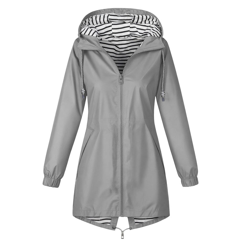 Clara | Hooded Water-Resistant Outdoor Jacket