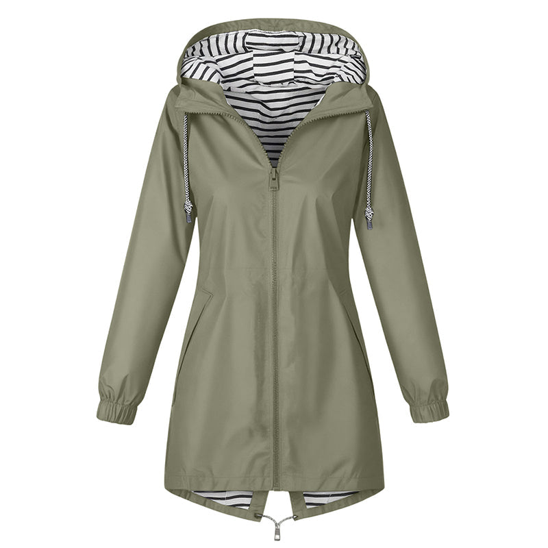 Clara | Hooded Water-Resistant Outdoor Jacket