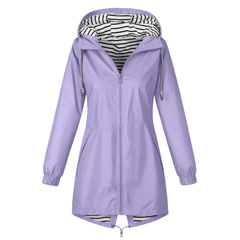 Clara | Hooded Water-Resistant Outdoor Jacket
