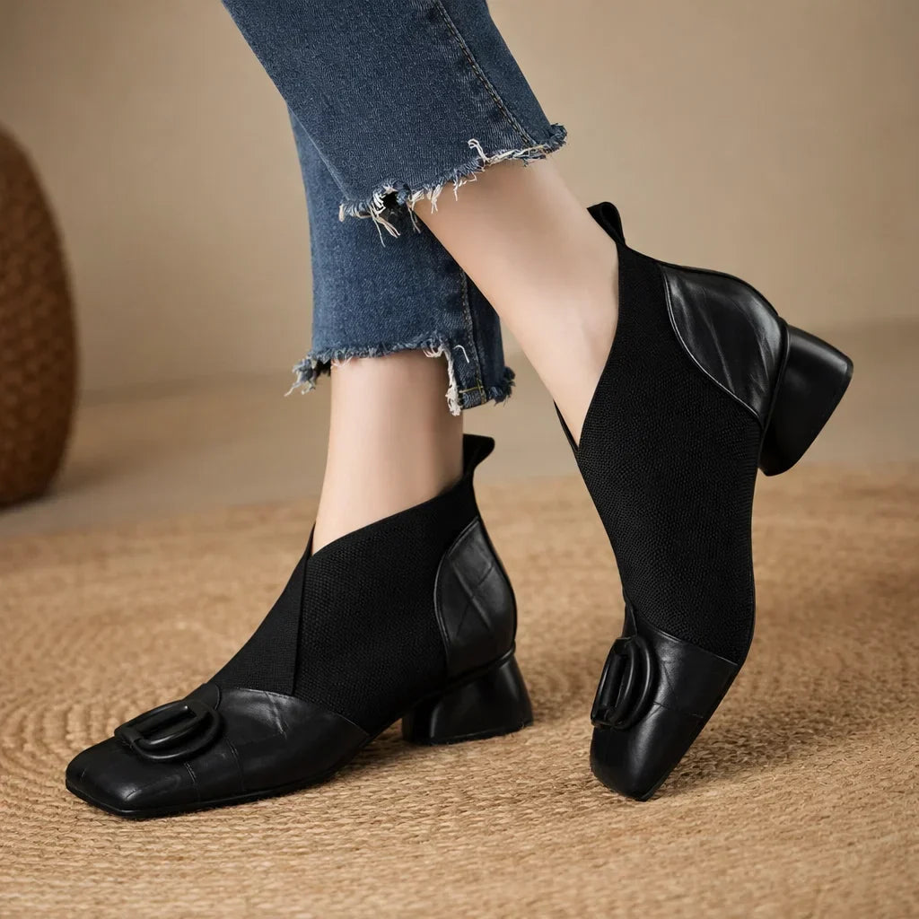 Opium Leather Boots Brown