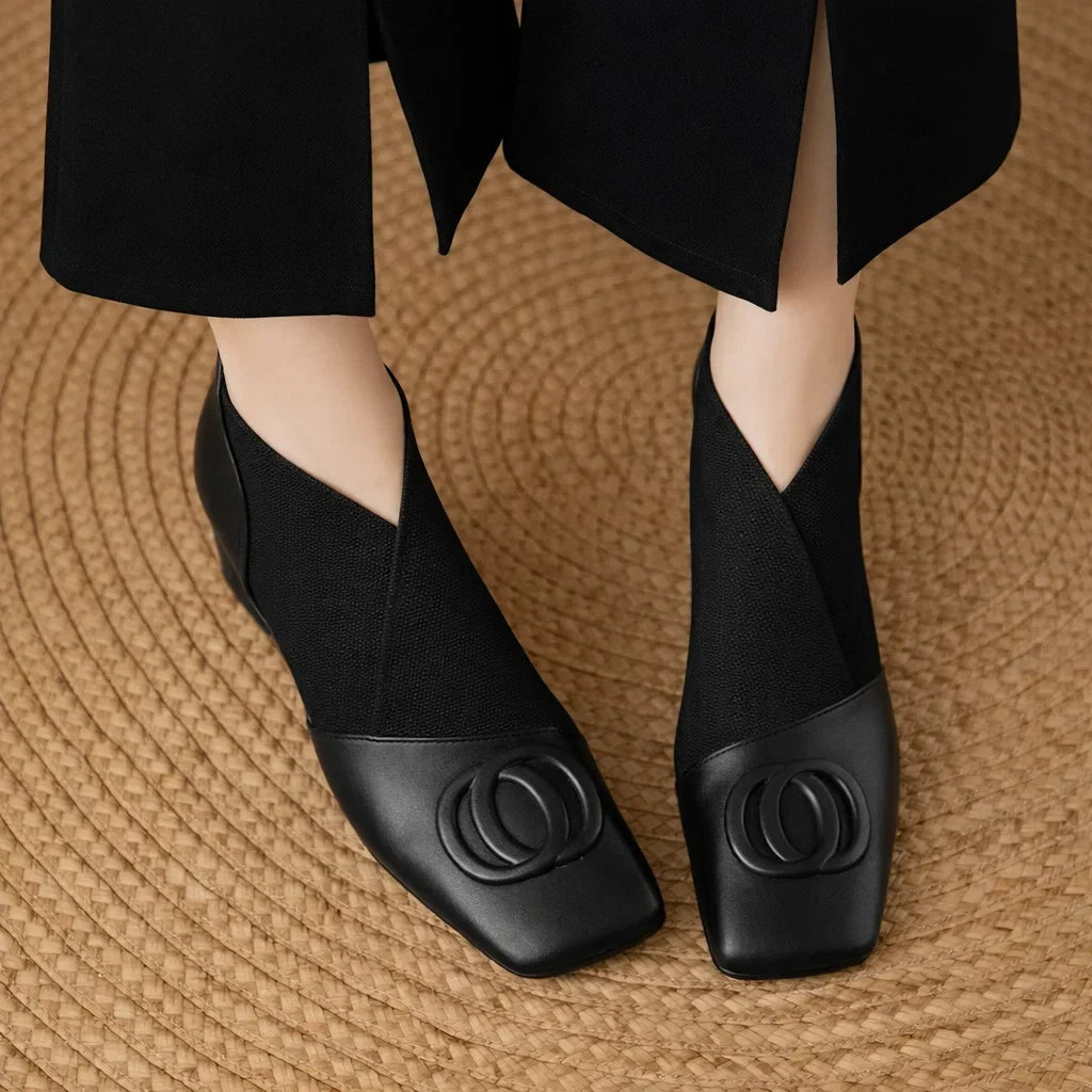 Opium Leather Boots Brown
