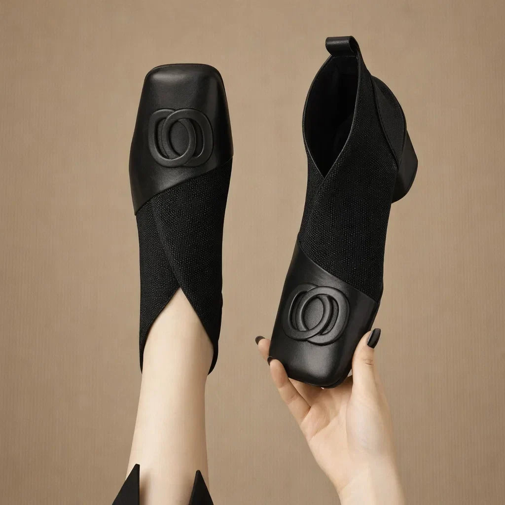 Opium Leather Boots Brown