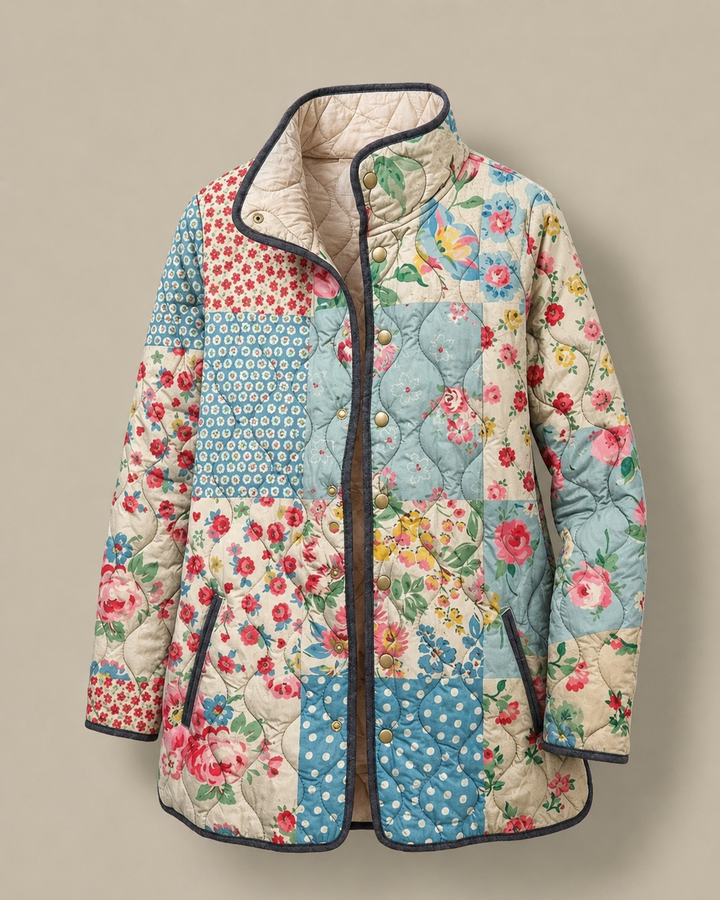 Zarae | Charming Floral Quilted Jacket for Women